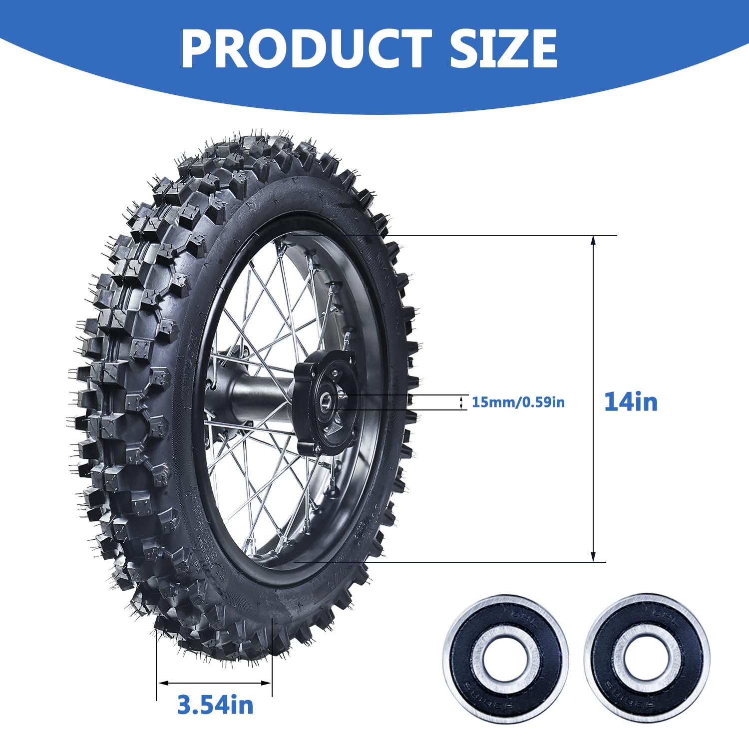 Amazon | RUIQIMOTO 3.00-14 90/100-14 リアと2.75x17 70/100-17